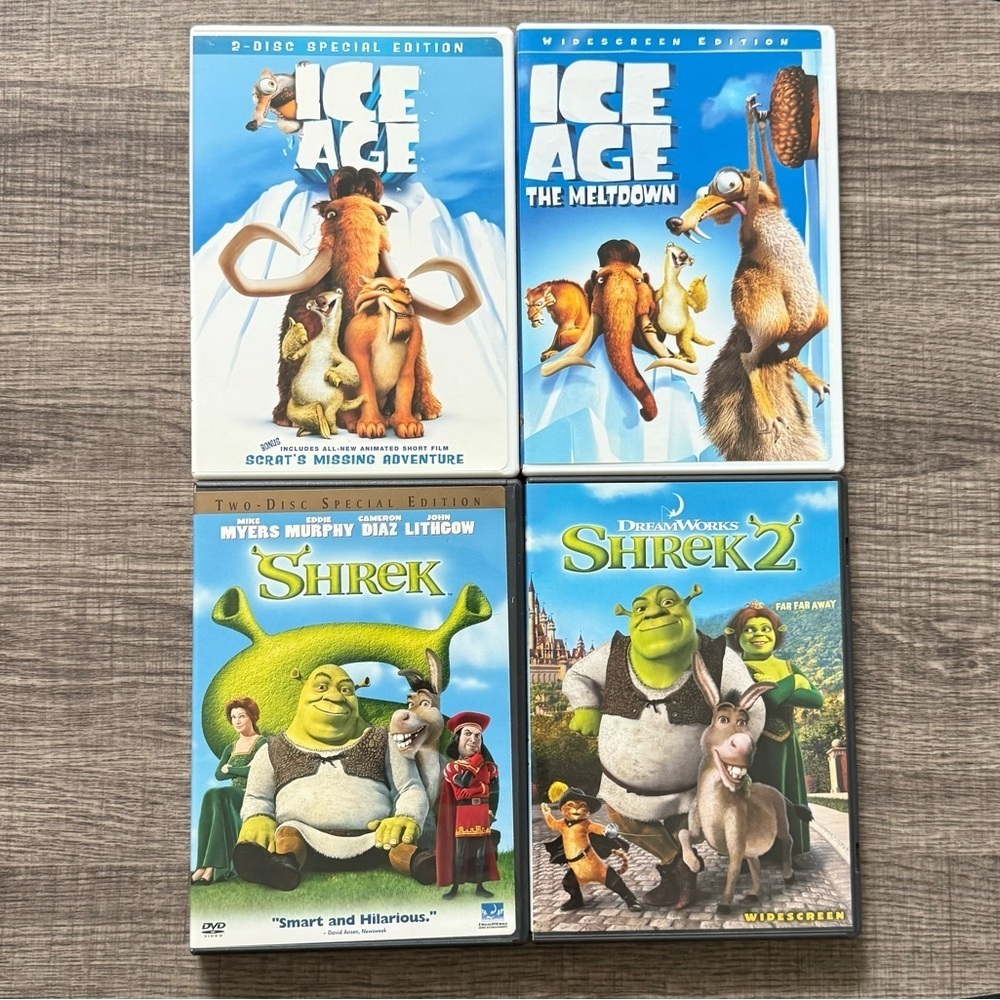 Bundle of 4 dvd movies